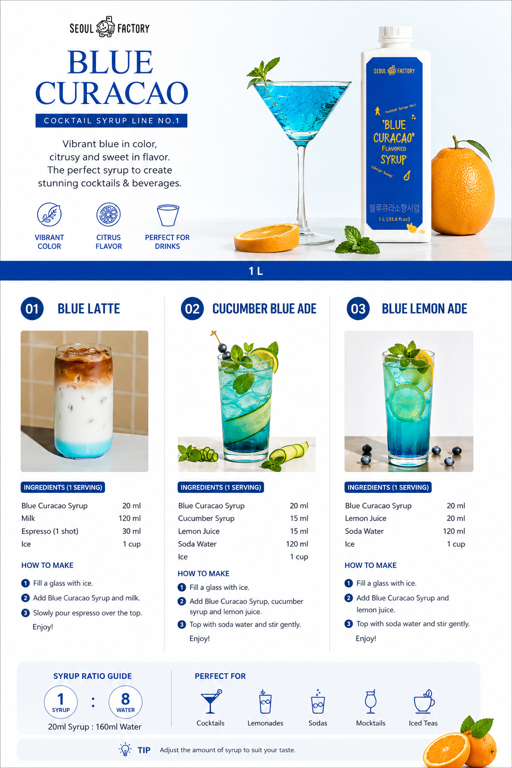 Blue Curacao Syrup