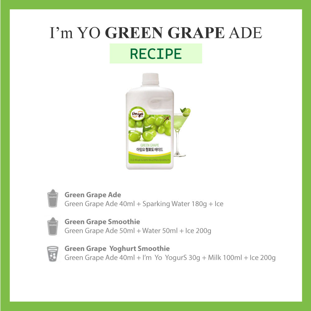 I'myo Green Grape Ade Base