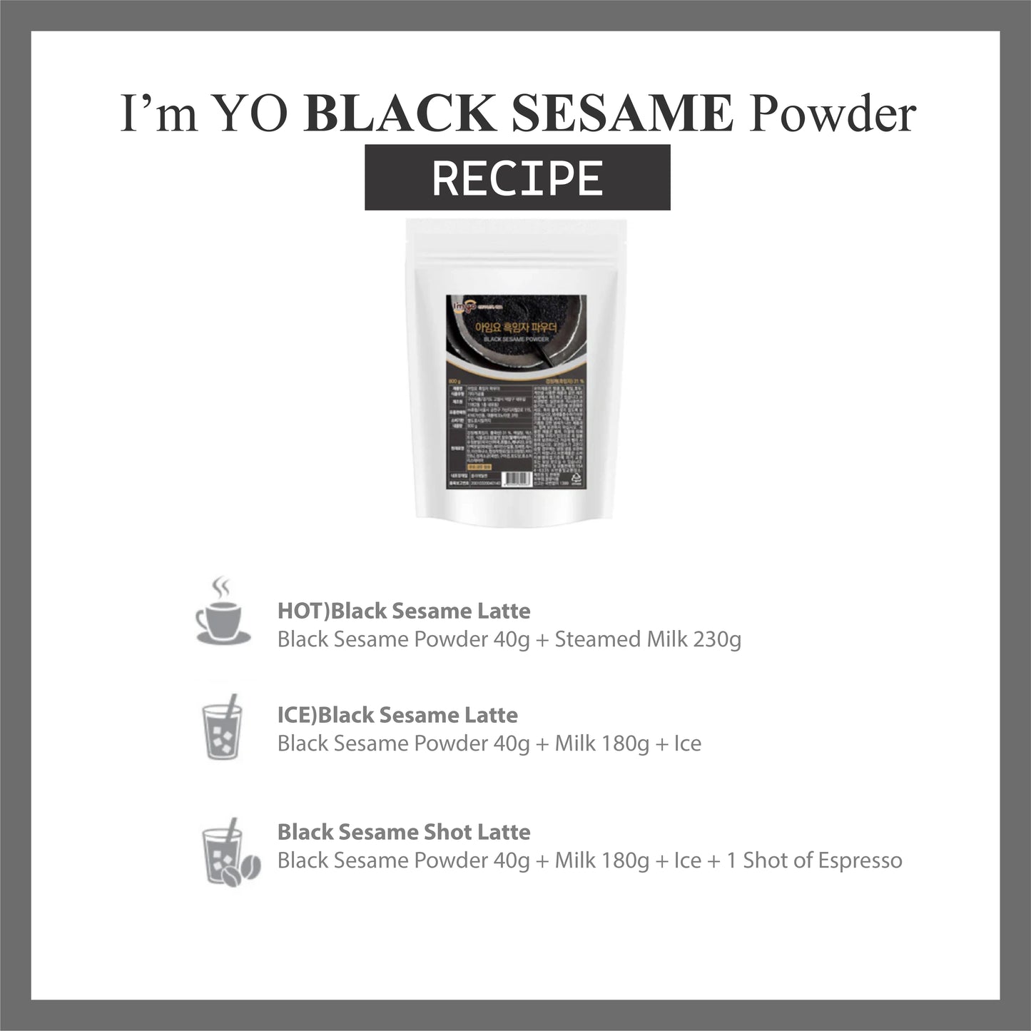 I'myo Black Sesame Powder