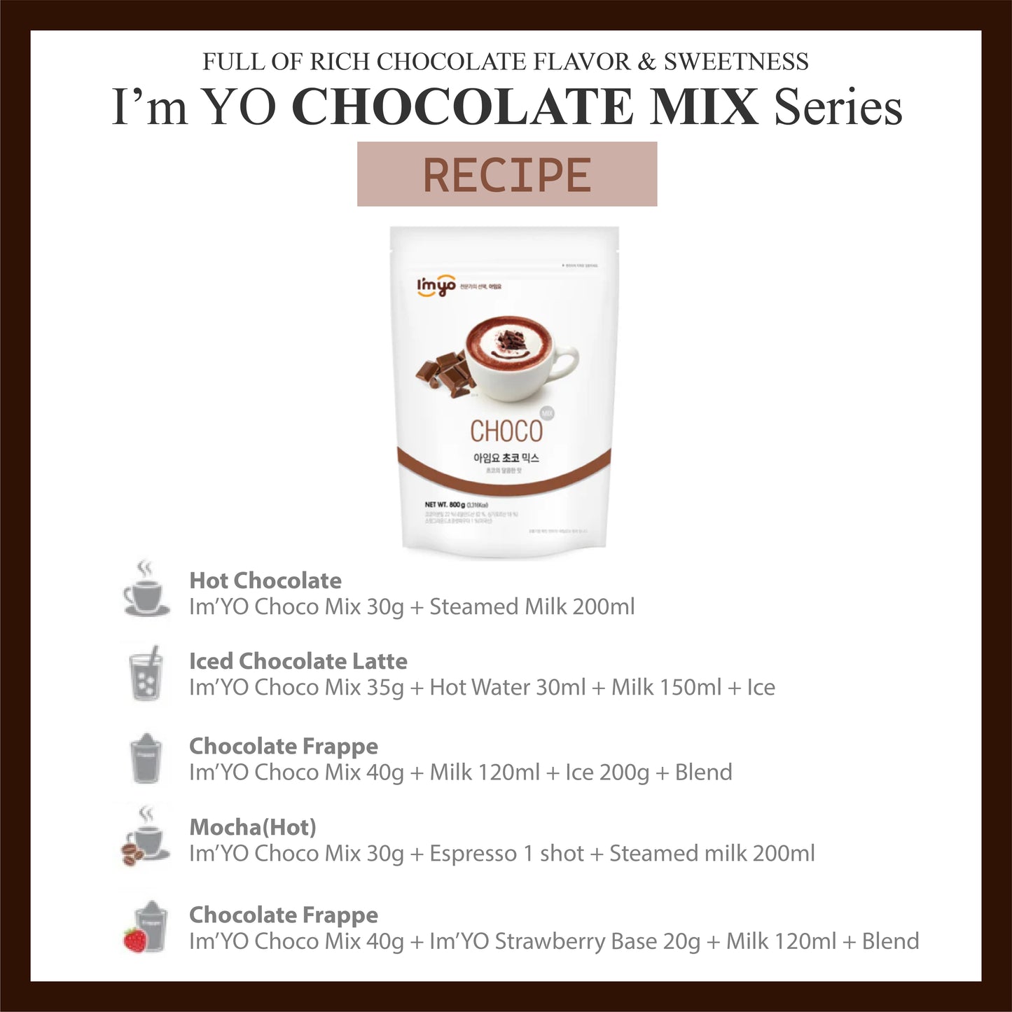 I'myo Choco Mix Powder