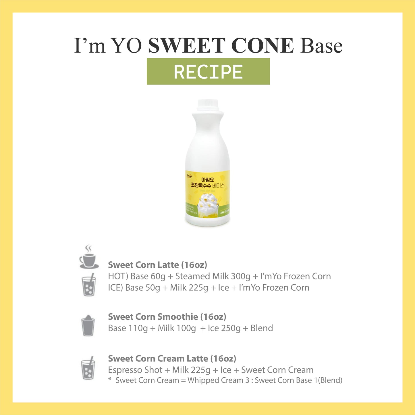 I'myo Sweet Cone Base