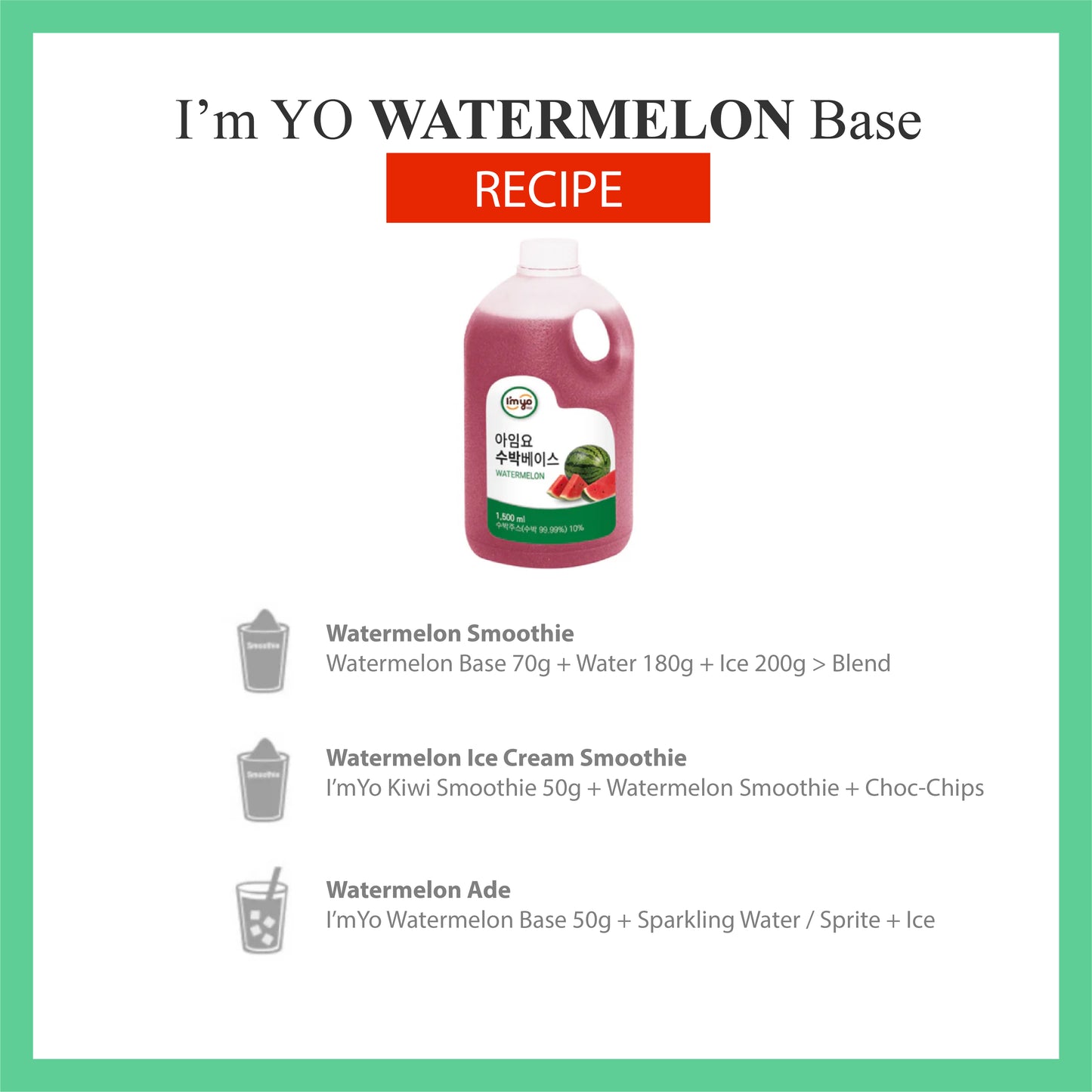 I'myo Watermelon Base