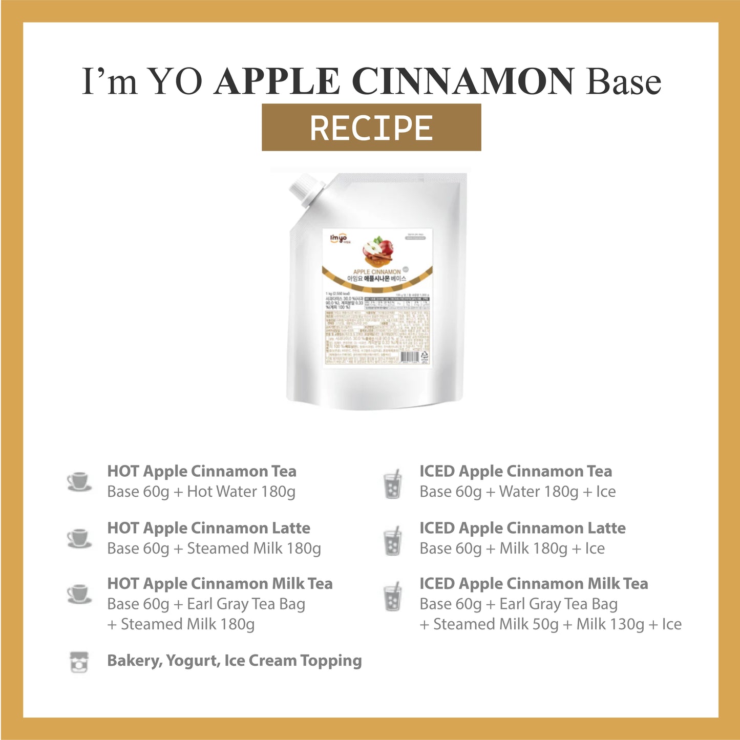 I'myo Apple Cinnamon Base