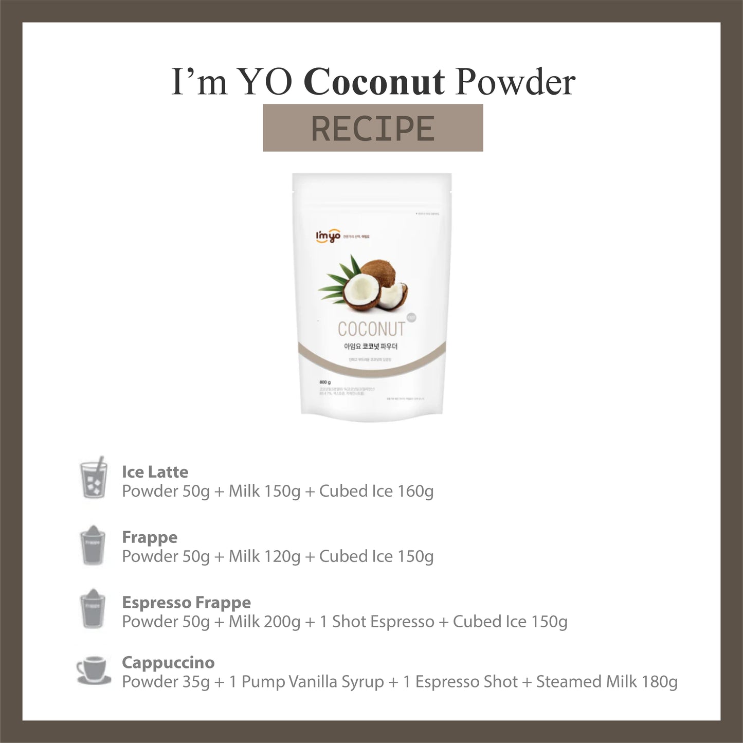 I'myo Coconut Powder