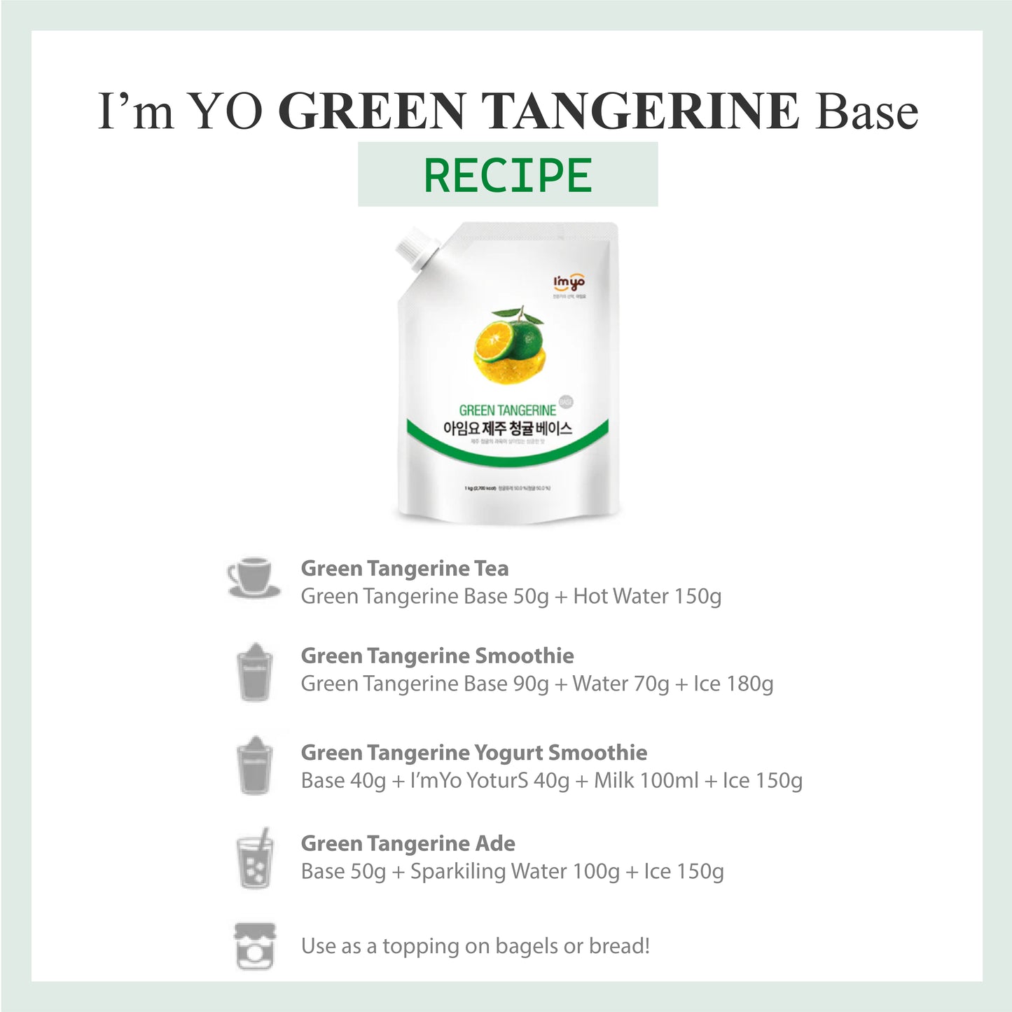 I'myo Green Tangerine Base