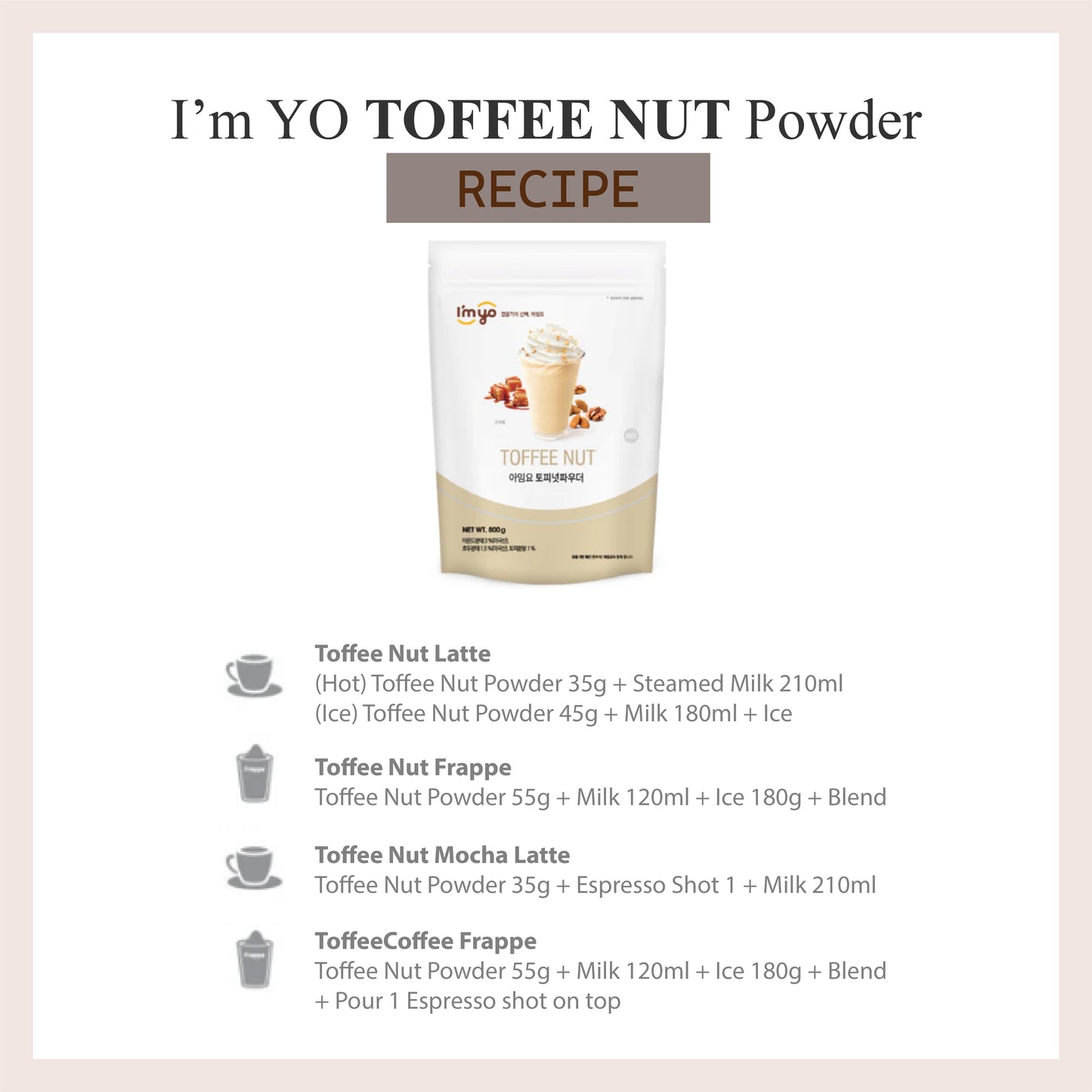 I'myo Toffee Nut Powder