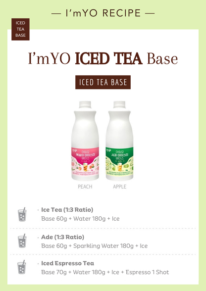 I'myo Iced Tea Base [Peach/Apple]